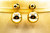 Art Deco Style Handcrafted Yellow Gold Dangle Stud Earrings