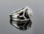1.33 Carat Diamond and Black Onyx Cocktail Ring