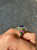 Tanzanite and Multi Colour Sapphire Cocktail Engagement Ring