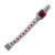 Marina J Woven Pearl, Ruby & Diamond Encrusted Bracelet with 14k White Gold