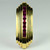 Art Deco French Burma Ruby Gold Clip Brooch