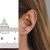 0.28 Carat Diamond Trinity Stud Earrings in 14 Karat Yellow Gold - Shlomit Rogel