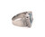 Antique Art Deco Platinum Diamonds 2.5C Aquamarine Ring