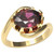 2.05 Carat Rhodolite Garnet &  Diamonds Cocktail Ring  In 18 Carat Yellow Gold