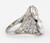 Art Deco Diamond Platinum Two-Stone Cocktail Ring