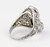 Art Deco Diamond Platinum Two-Stone Cocktail Ring