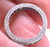 15 Karat Art Deco White Gold Emerald Eternity Band, Size 3.5