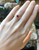 Ruby with Diamond Ring Set in 18 Karat Gold Settings