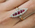 Art Nouveau Ruby and Diamond Ring, circa 1800s
