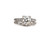 Vintage Art Deco Platinum 1.42 Carat Old European Cut Diamond Wedding Set
