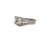 Vintage Art Deco Platinum 1.42 Carat Old European Cut Diamond Wedding Set