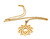 Arabesque Deco Andalusian Style Pendant Necklace in 18kt Gold