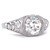 Art Deco GIA 1.41 Carat Old European Cut Diamond Platinum Engagement Ring