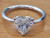 1 Carat Heart 14 Karat White Gold Diamond Engagement Ring