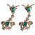 1.00 Carat Total Weight Diamond Platinum Earrings