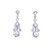 Art Deco 4 Carat Diamond Gold Drop Earrings