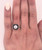 Art Deco Style 1.18 Euro Cut Diamond Sapphires Platinum Engagement Ring
