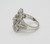 14 Karat White Gold Diamond "Filigree" Ring
