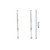 0.35 Carat Diamond Chain Threader Earrings in 14k White Gold, Shlomit Rogel