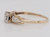 Art Deco Antique Old European Diamond Two-Tone Gold Filigree Ring