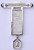 Christian Dior Vintage Silver Tone Art Deco Style Rhinestone Drop Brooch