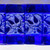 1928 RenÃ© Lalique Cerisier Bracelet Cobalt Blue Glass White Patina, Leaves