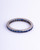 Art Deco Sapphire and Platinum Full Eternity Band
