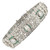 Antique Diamond Emerald Platinum Bracelet