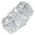 French Art Deco Platinum Diamond Bracelet