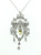 Diamond with Yellow Sapphire Brooch/Pendant Set in 18 Karat White Gold Settings