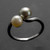 Natural Pearl Ring in Platinum GIA Certified Art Deco