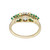 Early 20th Century Three-Stone Emerald and Diamond Ring