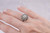 Fabulous Diamond Emerald Onyx Ring