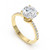 2.21 Carat GIA Certified Diamond Solitaire Engagement Ring in 18K Yellow Gold