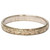 Art Deco Chased Decoration 18 Carat White Gold Band