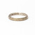 Art Deco Chased Decoration 18 Carat White Gold Band