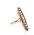 Original Art Deco Ruby Pearl Diamond Oval Shape 18K Yellow Gold Ring