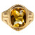 Art Deco Citrine Men's Ring