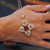 Ruby and Diamond Rose Gold Enamel Pendant