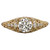 GIA Certified Round Brilliant Cut Solitaire Filigree Ring