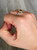 Art Deco Yellow Sapphire and Diamond Platinum Cluster Ring