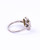 Art Deco Yellow Sapphire and Diamond Platinum Cluster Ring
