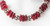Maison Gripoix Ruby Pate de Verre Necklace