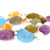 Multi-Gemstone Carved Beads, Cultured Pearl, and White Diamond Gold Necklace