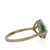 18 Karat Gold Oval Cut Emerald and Diamond Art Deco Style Cluster Ring