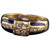 Antique Art Deco 18 Karat Yellow Gold Old Mine Cut Diamond Enamel Ring