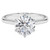2 Carat GIA Certified Diamond Classic Solitaire Engagement Ring 18K White Gold