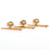 Yellow Gold and White Gold Cufflink
