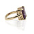 Kian Design Art Deco Style 9 Carat Gold 10.21 Carat Emerald Cut Amethyst