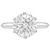 3.16 Carat Round Diamond D Internally Flawless Solitaire Platinum Ring